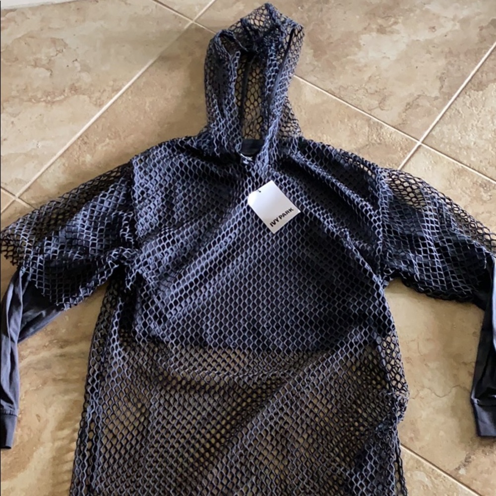 IVY PARK(R) Mesh Overlay Hoodie